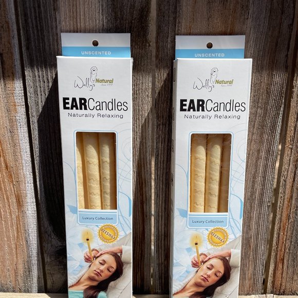 Wally's Natural Bath & Body Wallys Natural Ear Candles 2 Ct 4 In